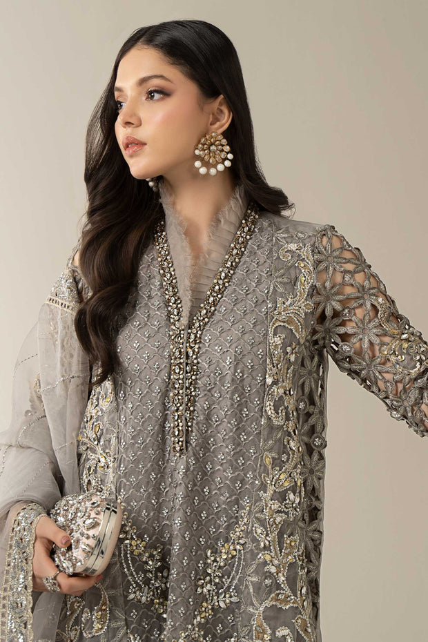 Maria B | 3 Piece Embroidered Organza Suit | BDS-3006