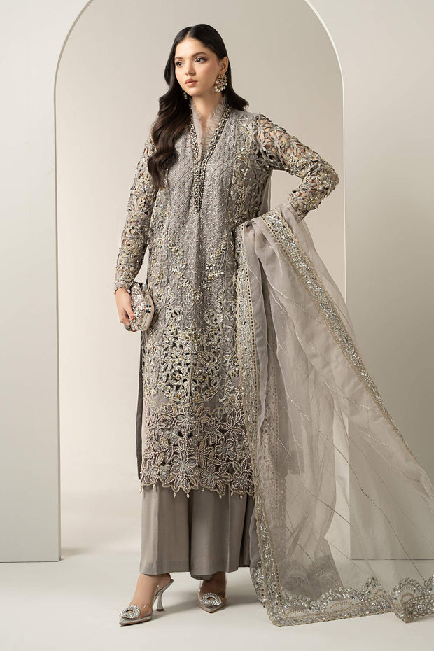 Maria B | 3 Piece Embroidered Organza Suit | BDS-3006