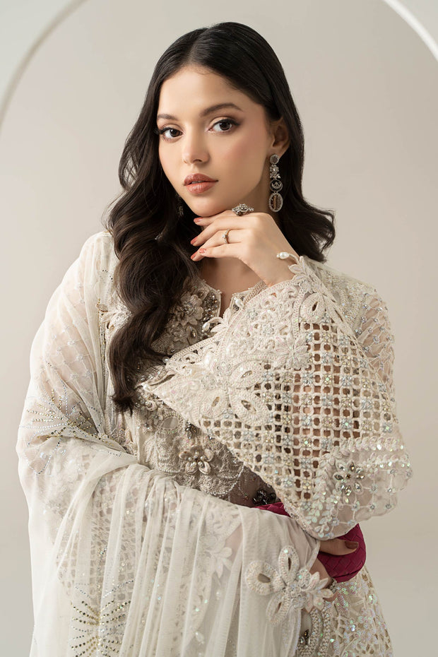 Maria B | 3 Piece Embroidered Chiffon Suit | BDS-3007