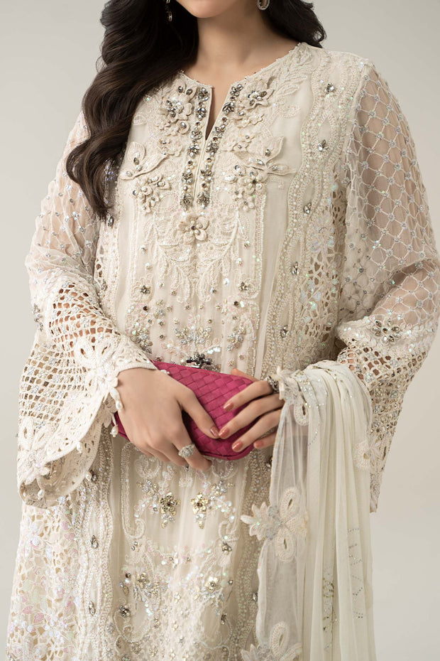 Maria B | 3 Piece Embroidered Chiffon Suit | BDS-3007