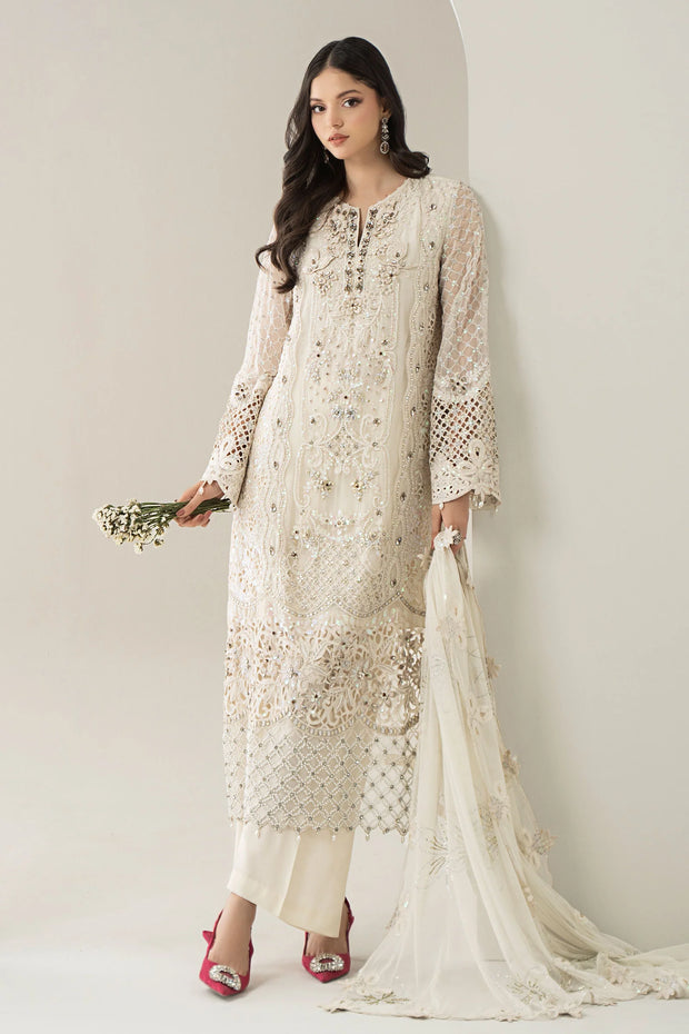 Maria B | 3 Piece Embroidered Chiffon Suit | BDS-3007