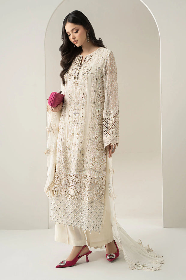 Maria B | 3 Piece Embroidered Chiffon Suit | BDS-3007