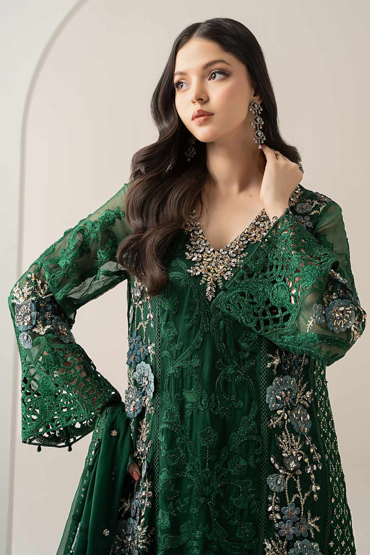 Maria B | 3 Piece Embroidered Chiffon Suit | BDS-3008