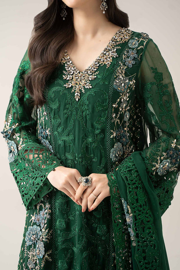 Maria B | 3 Piece Embroidered Chiffon Suit | BDS-3008