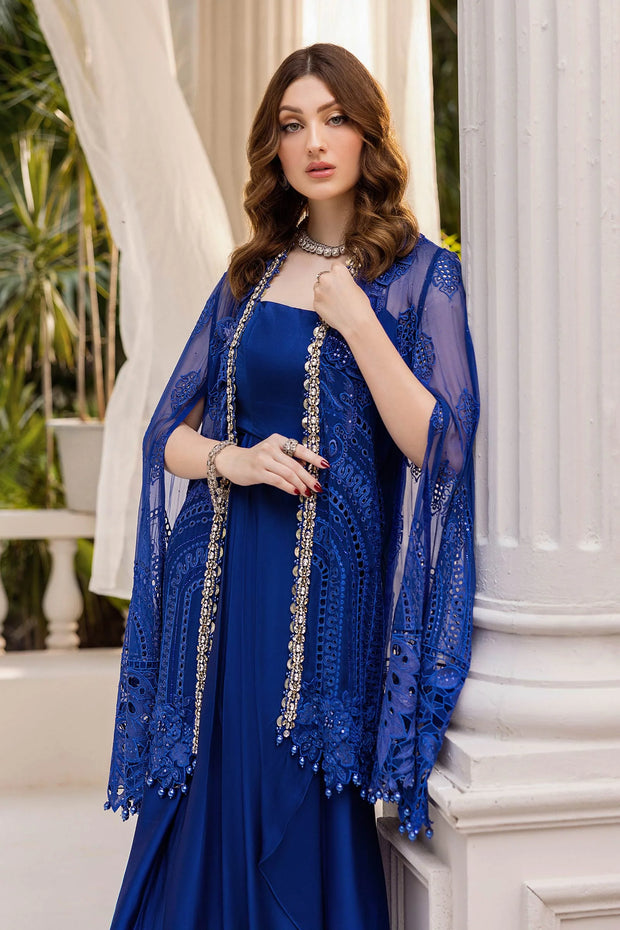 Maria B | 3 Piece Unstitched Embroidered Chiffon Suit | MPC-25-103