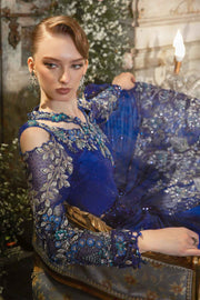 Maria B | Unstitched Mbroidered | Cobalt Blue BD-2704