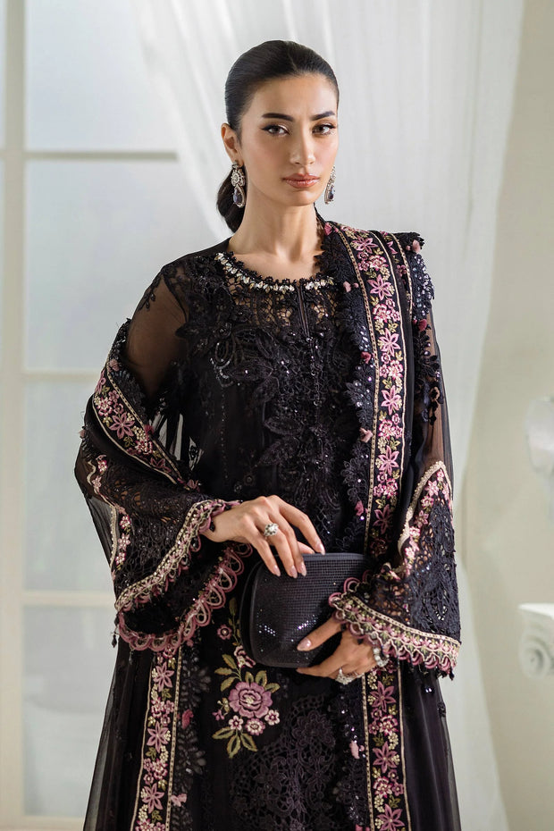 Maria B | 3 Piece Unstitched Embroidered Chiffon Suit | MPC-25-104