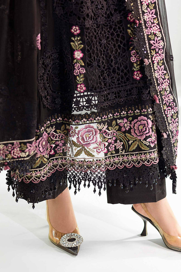 Maria B | 3 Piece Unstitched Embroidered Chiffon Suit | MPC-25-104