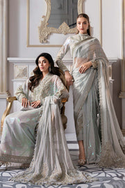 Maria B | 3 Piece Unstitched Embroidered Chiffon Suit | BD-3005