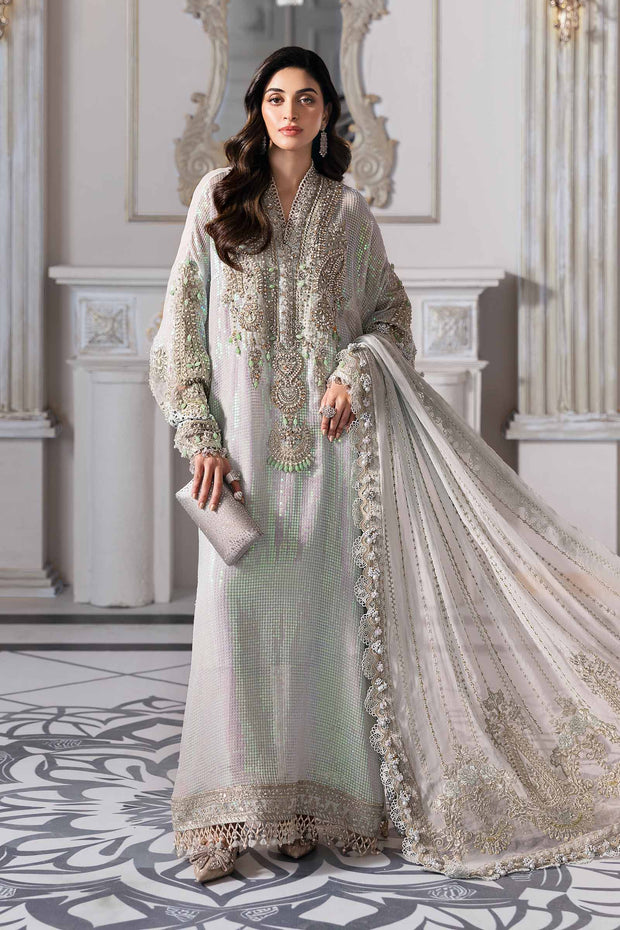 Maria B | 3 Piece Unstitched Embroidered Chiffon Suit | BD-3005