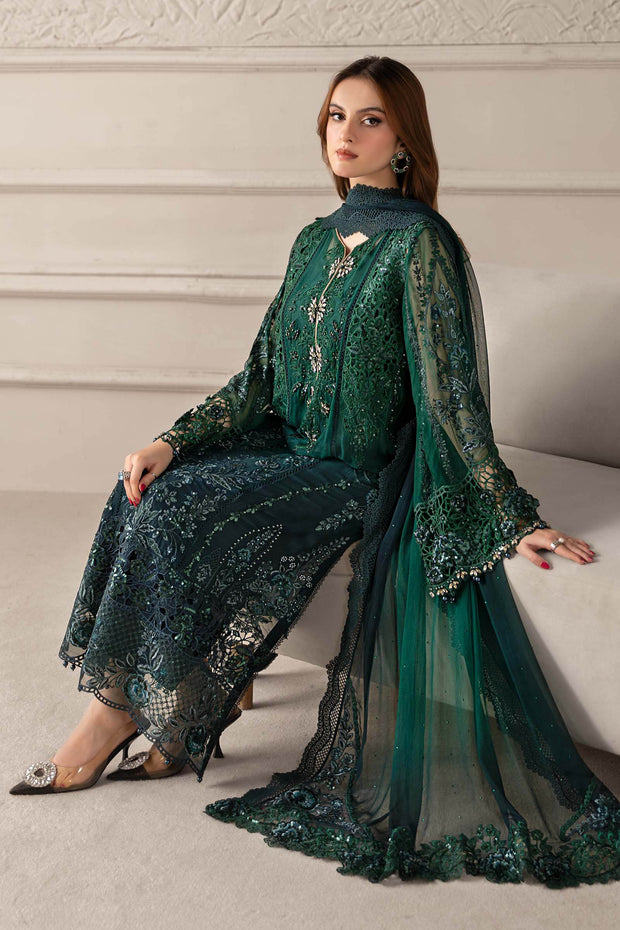 Maria B | 3 Piece Embroidered Chiffon Suit | MCS-25-106