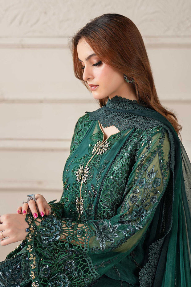 Maria B | 3 Piece Embroidered Chiffon Suit | MCS-25-106