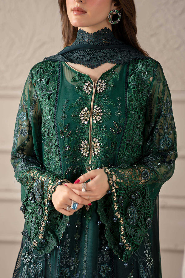 Maria B | 3 Piece Embroidered Chiffon Suit | MCS-25-106