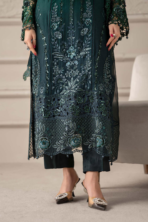 Maria B | 3 Piece Embroidered Chiffon Suit | MCS-25-106