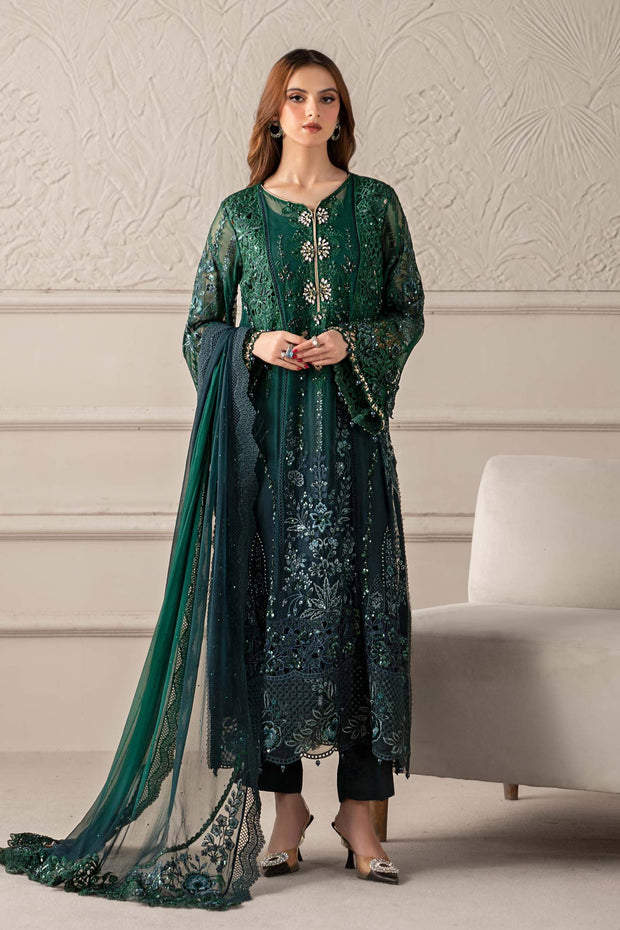 Maria B | 3 Piece Embroidered Chiffon Suit | MCS-25-106