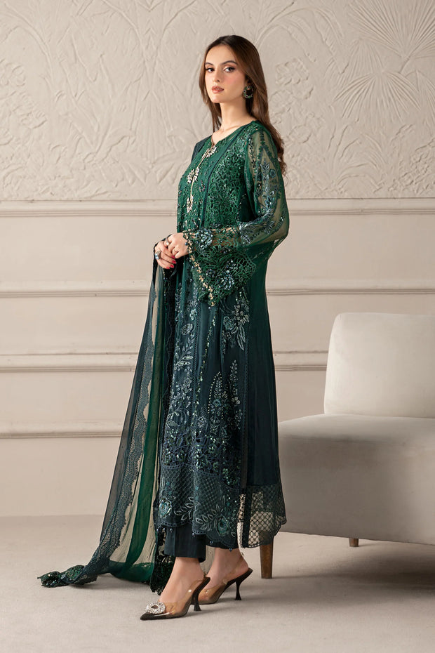 Maria B | 3 Piece Embroidered Chiffon Suit | MCS-25-106