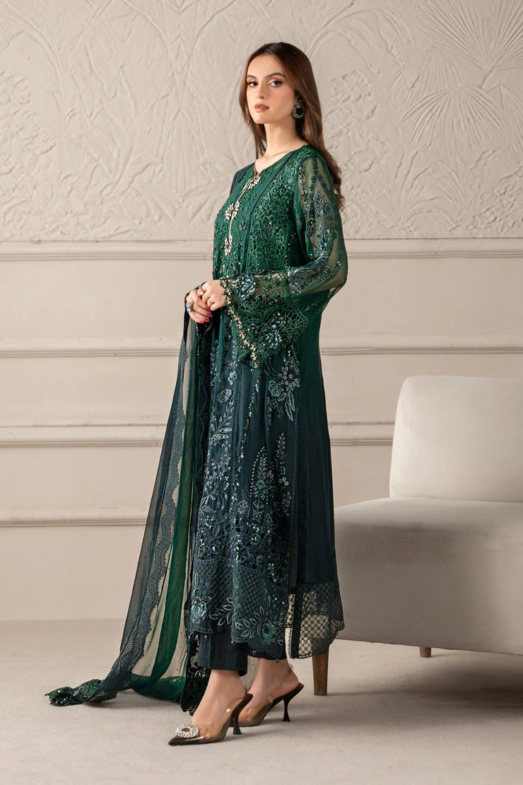 Maria B | 3 Piece Embroidered Chiffon Suit | MCS-25-106