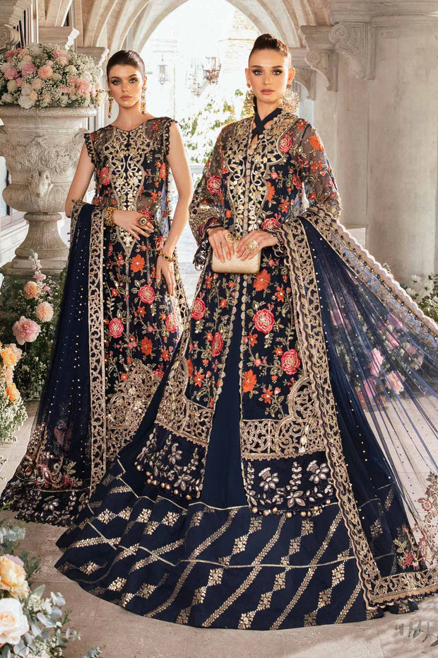 Maria B | 3 Piece stitched Embroidered Suit | BD-2808